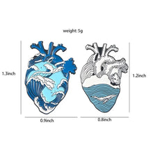 Load image into Gallery viewer, Pins / Badges - The Ocean at Heart
