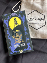 Load image into Gallery viewer, “The Nighmare Before Christmas” Tarot Deck + Bag + Smudging Stick