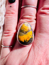 Load image into Gallery viewer, Handmade & Sterling Silver Rings Collection - Bumblebee Jasper