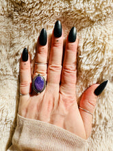 Load image into Gallery viewer, Handmade & Sterling Silver Rings Collection - Charoite