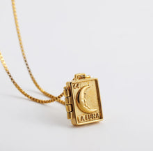 Load image into Gallery viewer, Moon & Heart Locket Necklaces