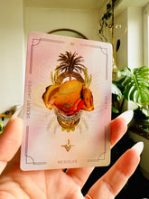 Load image into Gallery viewer, «Astral Realms» Crystal Oracle Deck + Bag + Smudging Stick