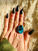 Load image into Gallery viewer, Handmade & Sterling Silver Rings Collection - Chrysocolla