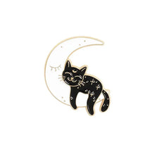 Load image into Gallery viewer, Pins / Badge - Moons & Cats Collection