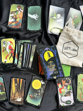 Load image into Gallery viewer, “The Nighmare Before Christmas” Tarot Deck + Bag + Smudging Stick