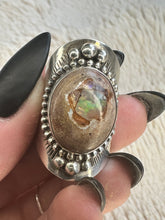 Load image into Gallery viewer, Handmade & Sterling Silver Rings Collection - Mexican Opal