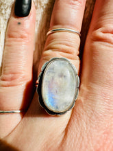 Load image into Gallery viewer, Handmade & Sterling Silver Rings Collection - Moonstone