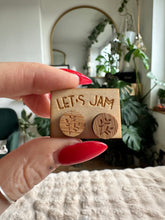 Load image into Gallery viewer, Wooden Stud Earrings - Small Leaves