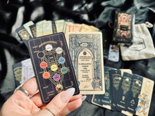 Load image into Gallery viewer, “Kabbalistic 5781” Tarot Deck + Bag + Smudging Stick