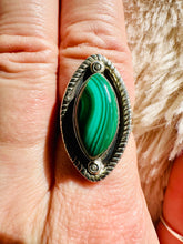 Load image into Gallery viewer, Handmade & Sterling Silver Rings Collection - Malachite