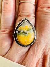 Load image into Gallery viewer, Handmade & Sterling Silver Rings Collection - Bumblebee Jasper