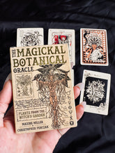 Load image into Gallery viewer, «The Magickal Botanic Oracle» Oracle Deck + Bag + Smudging Stick
