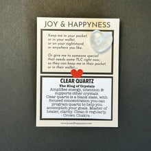 Load image into Gallery viewer, ❥ Tiny Heart Crystal