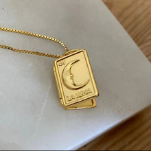 Load image into Gallery viewer, Moon & Heart Locket Necklaces