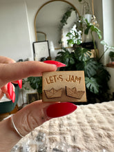Load image into Gallery viewer, Wooden Stud Earrings - Boat