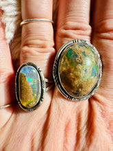 Load image into Gallery viewer, Handmade & Sterling Silver Rings Collection - Opal