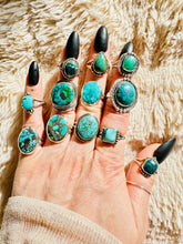 Load image into Gallery viewer, Handmade & Sterling Silver Rings Collection - Turquoise