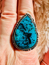 Load image into Gallery viewer, Handmade & Sterling Silver Rings Collection - Chrysocolla