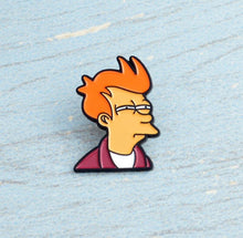 Load image into Gallery viewer, Pins / Badge - Futorama Cartoon Fry & Bender