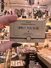 Load image into Gallery viewer, Simply You & Me - Set of 2 Hexagon Bracelets