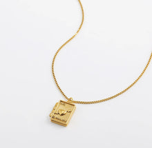 Load image into Gallery viewer, Moon & Heart Locket Necklaces