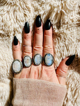 Load image into Gallery viewer, Handmade & Sterling Silver Rings Collection - Moonstone