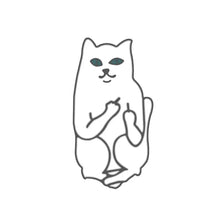 Load image into Gallery viewer, Pins / Badge - Middle Finger Cat