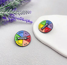 Load image into Gallery viewer, Pin / Moving Badge - Love > This > Me > You > It > That > Off