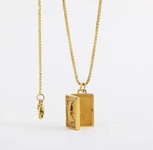 Load image into Gallery viewer, Moon & Heart Locket Necklaces