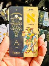 Load image into Gallery viewer, “Kabbalistic 5781” Tarot Deck + Bag + Smudging Stick