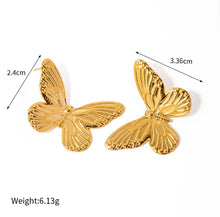 Load image into Gallery viewer, Butterfly • Stainless Steel Earrings