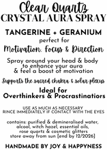 Load image into Gallery viewer, Aura Quartz - Infused with Crystals & Blessed Under Full Moon