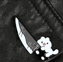 Load image into Gallery viewer, Pins / Badge - Cute Killer Kitten
