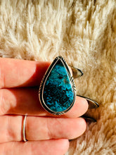 Load image into Gallery viewer, Handmade & Sterling Silver Rings Collection - Chrysocolla