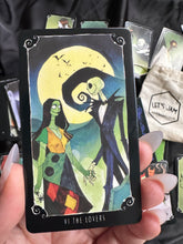 Load image into Gallery viewer, “The Nighmare Before Christmas” Tarot Deck + Bag + Smudging Stick