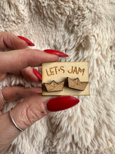 Load image into Gallery viewer, Wooden Stud Earrings - Boat