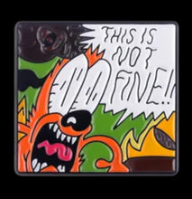 Load image into Gallery viewer, Pins / Badge - “This is Fine” Comic Strip Collection
