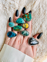 Load image into Gallery viewer, Handmade & Sterling Silver Rings Collection - Malachite