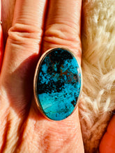 Load image into Gallery viewer, Handmade & Sterling Silver Rings Collection - Chrysocolla
