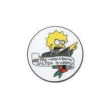 Load image into Gallery viewer, Pins / Badge - The Simpsons / Lisa