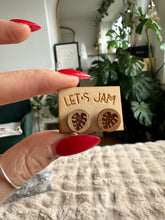 Load image into Gallery viewer, Wooden Stud Earrings - Monstera Deliciosa Leaf