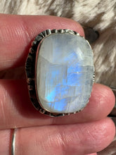 Load and play video in Gallery viewer, Handmade & Sterling Silver Rings Collection - Moonstone