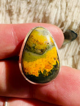 Load and play video in Gallery viewer, Handmade & Sterling Silver Rings Collection - Bumblebee Jasper