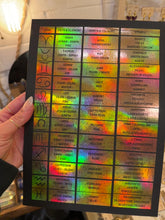 Load and play video in Gallery viewer, Prints ❥ "Let’s jam Birthstones Chart”