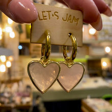Load and play video in Gallery viewer, Heartfelt Elegance • Crystal Earrings