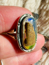 Load and play video in Gallery viewer, Handmade & Sterling Silver Rings Collection - Opal