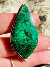 Load and play video in Gallery viewer, Handmade & Sterling Silver Rings Collection - Chrysocolla