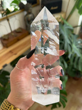 Load and play video in Gallery viewer, Clear Quartz Crystal Tower - 6