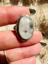 Load and play video in Gallery viewer, Handmade & Sterling Silver Rings Collection - Moonstone