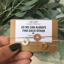 Load image into Gallery viewer, Matching Bracelets • Set of 3 • So We Can Always Find Each Other